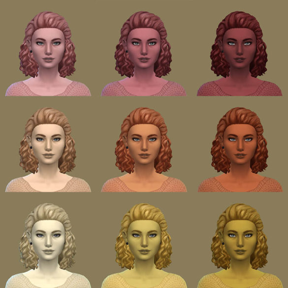Sims 4 the historian palette skintones
