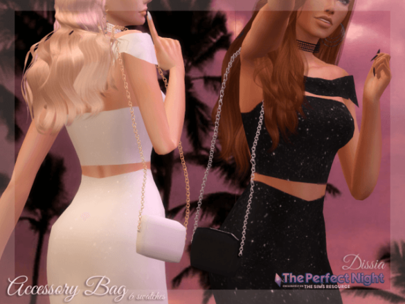 Sims 4 the perfect night tsr collab accessory bag 6