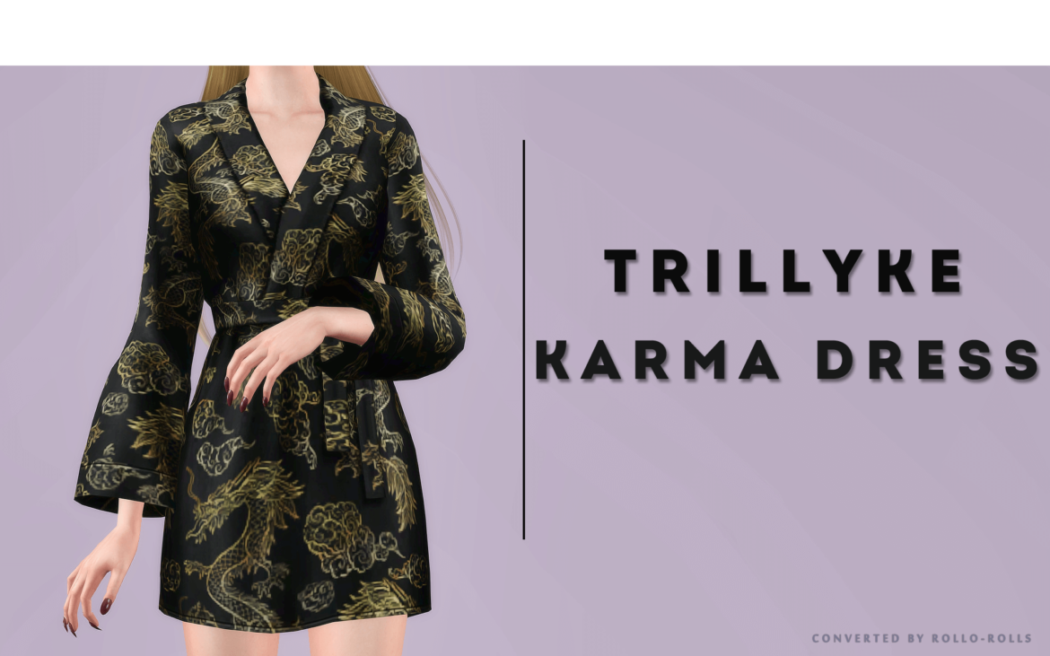 Sims 4 trillyke karma dress