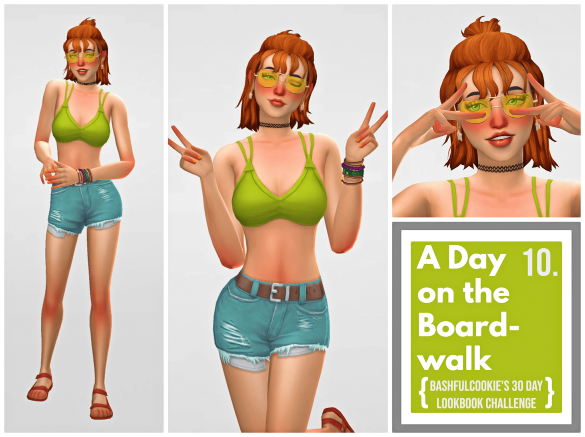 Sims 4 30 day lookbook challenge 10 a day on the