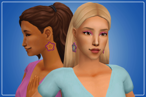 Sims 4 4t2 earrings conversions