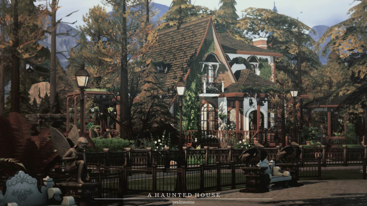 Sims 4 A Haunted House —- Cross Design