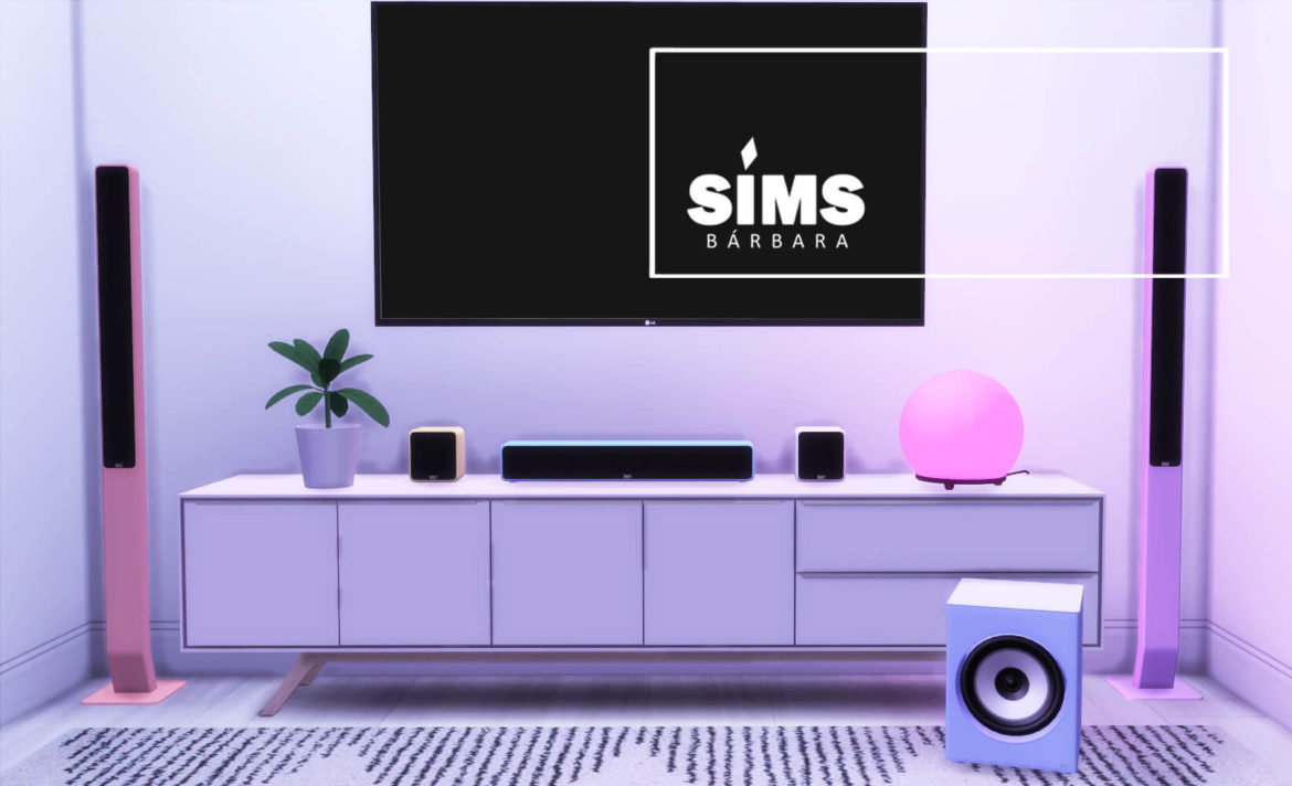 Sims 4 aesthetic speakers mesh needed