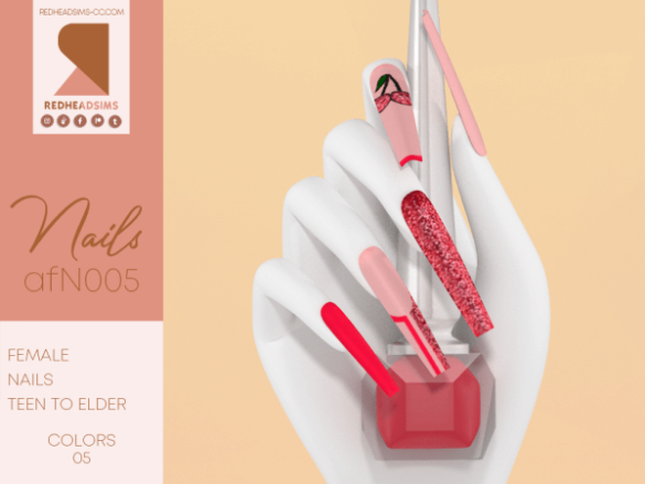 Sims 4 AF NAILS N005
