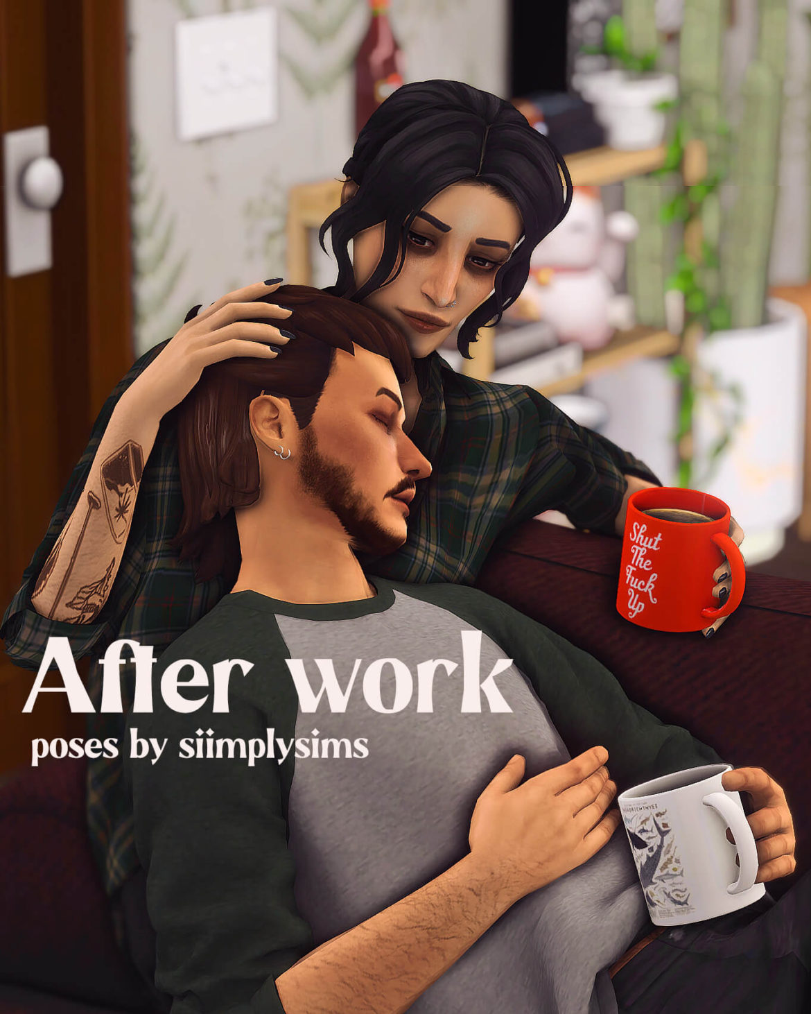Sims 4 after work pose pack