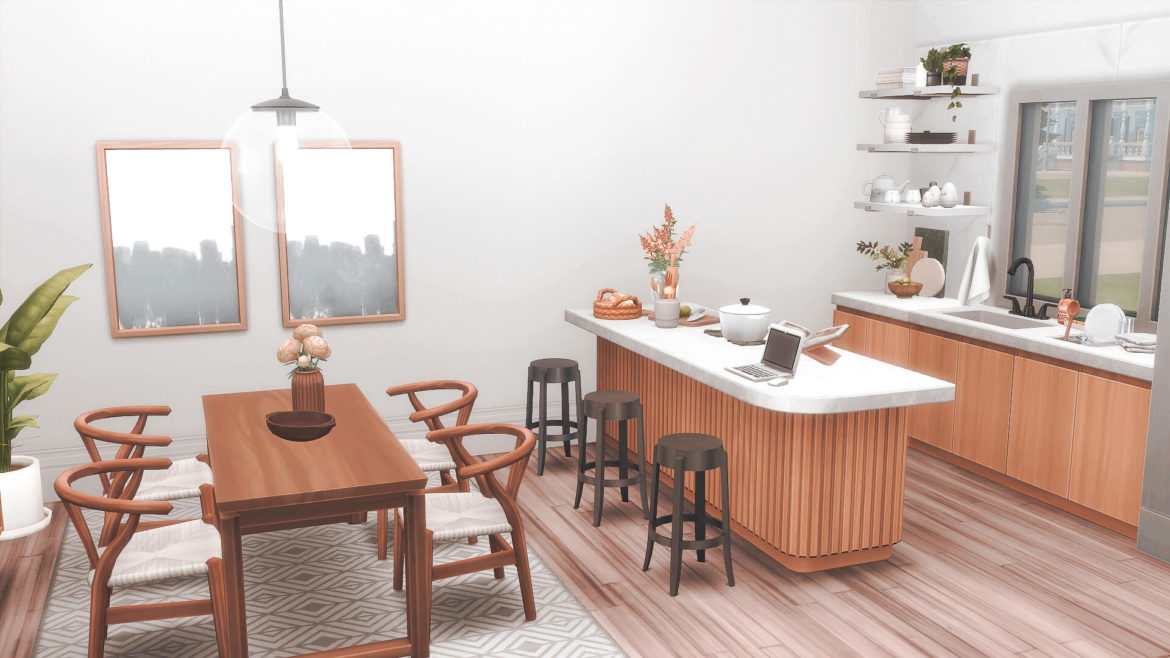 Sims 4 apartment for a single sim