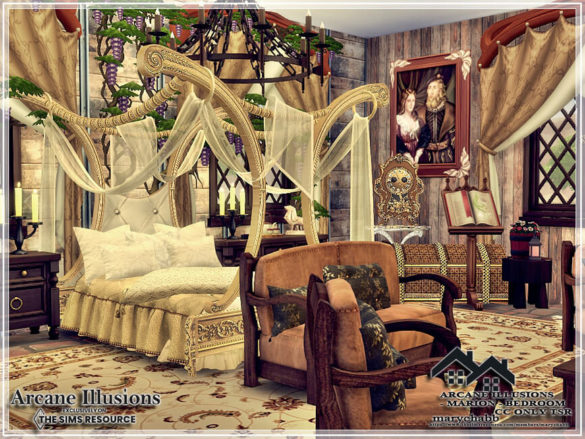 Sims 4 Arcane Illusions – Marion Bedroom