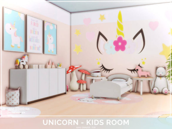 Sims 4 Arcane Illusions – Unicorn Kids room