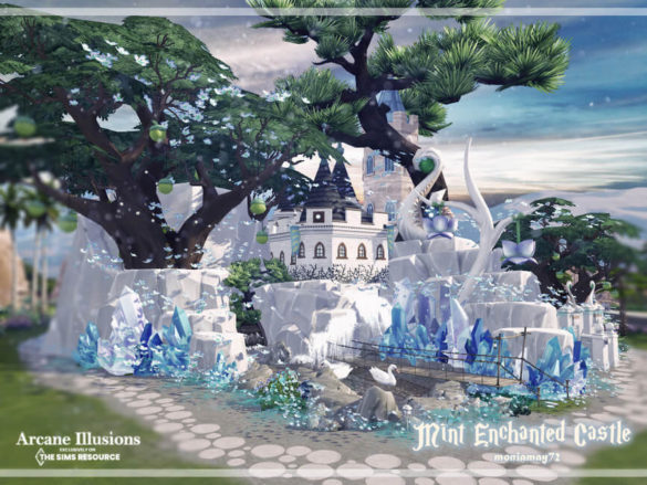 Sims 4 Arcane Illusions Mint Enchanted Castle