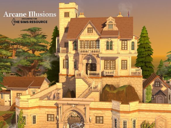 Sims 4 Arcane Illusions // Sorcerer Castle