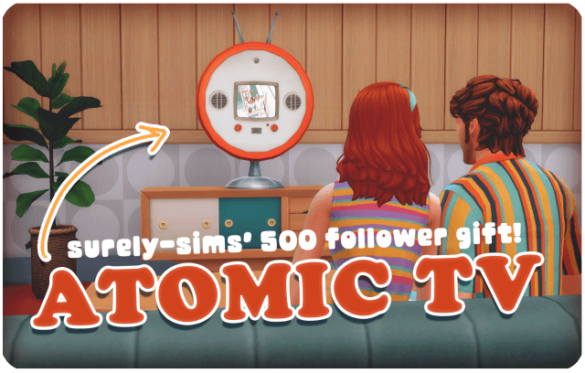 Sims 4 atomic tv