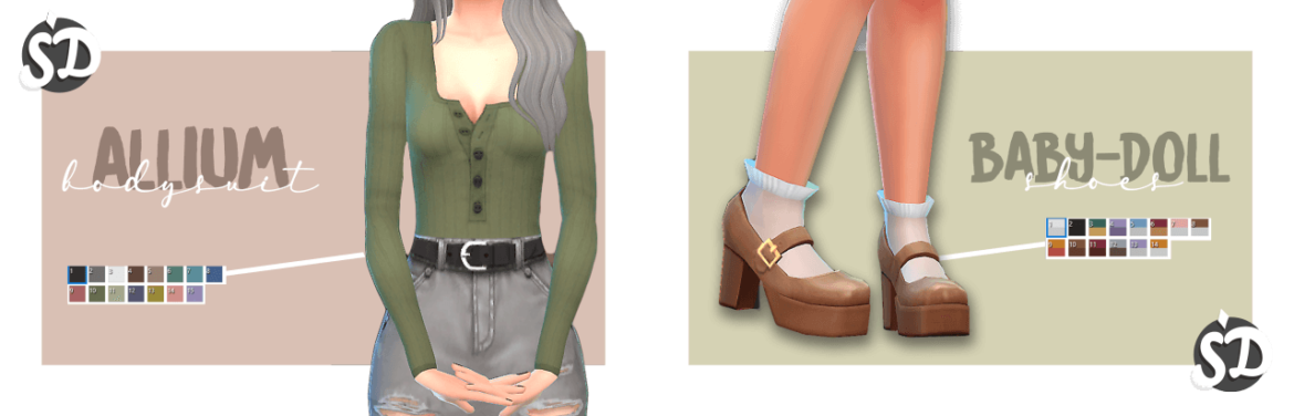 Sims 4 BABYDOLL SHOES
