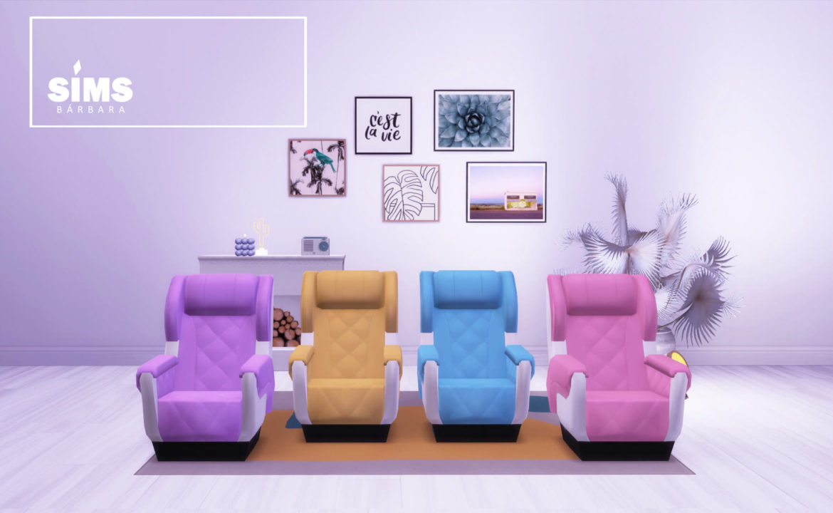 Sims 4 barbara sims relaxo deluxe chair recolor 24 new