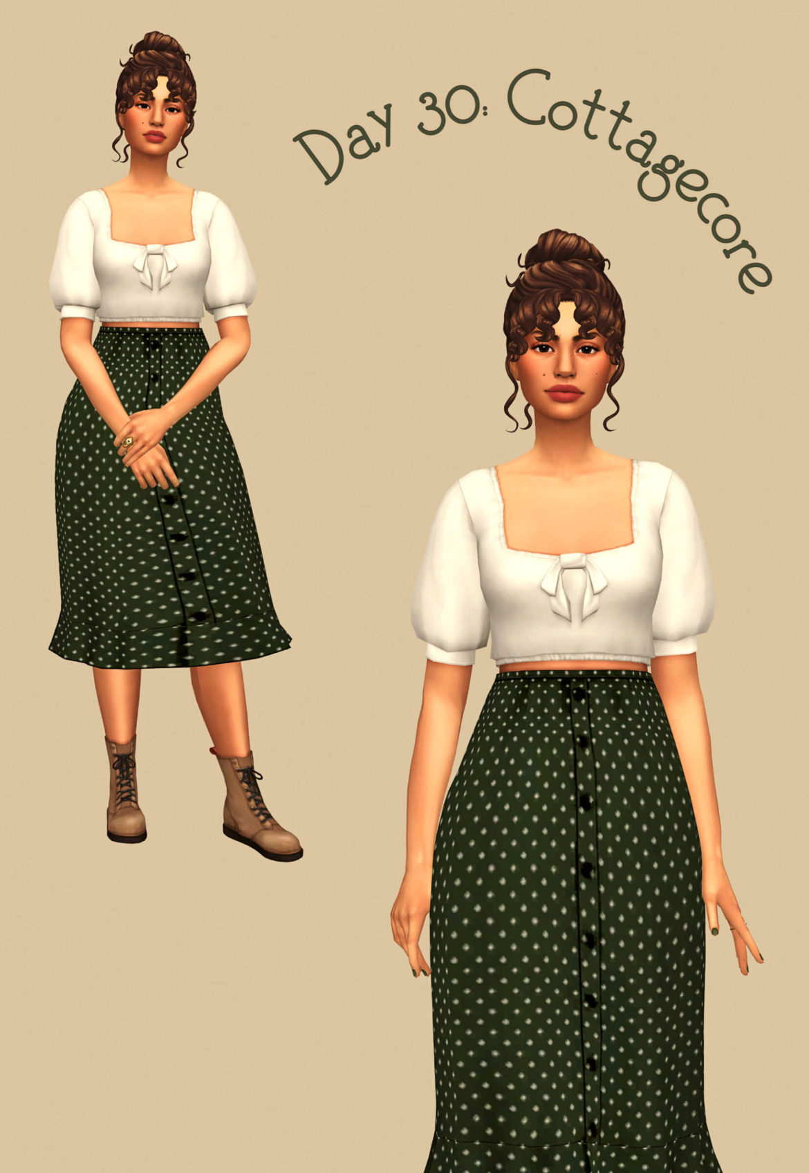 Sims 4 bashfulcookies 30 day lookbook challenge day 30