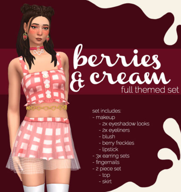 Sims 4 Berries and Cream – full set download