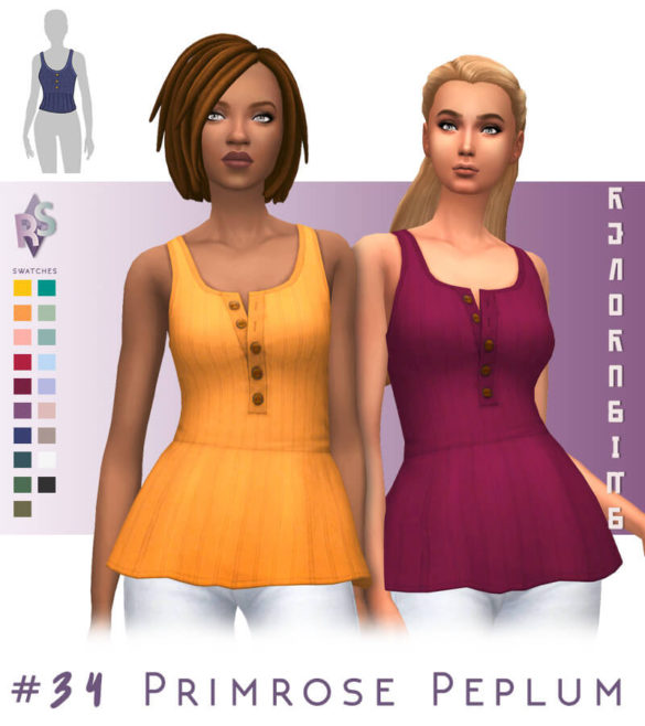 Sims 4 bgc 34 primrose peplum