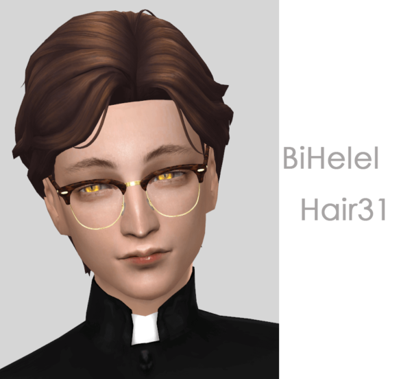 Sims 4 Bihelel Hair Male