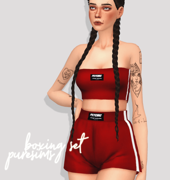 Sims 4 boxing set new mesh