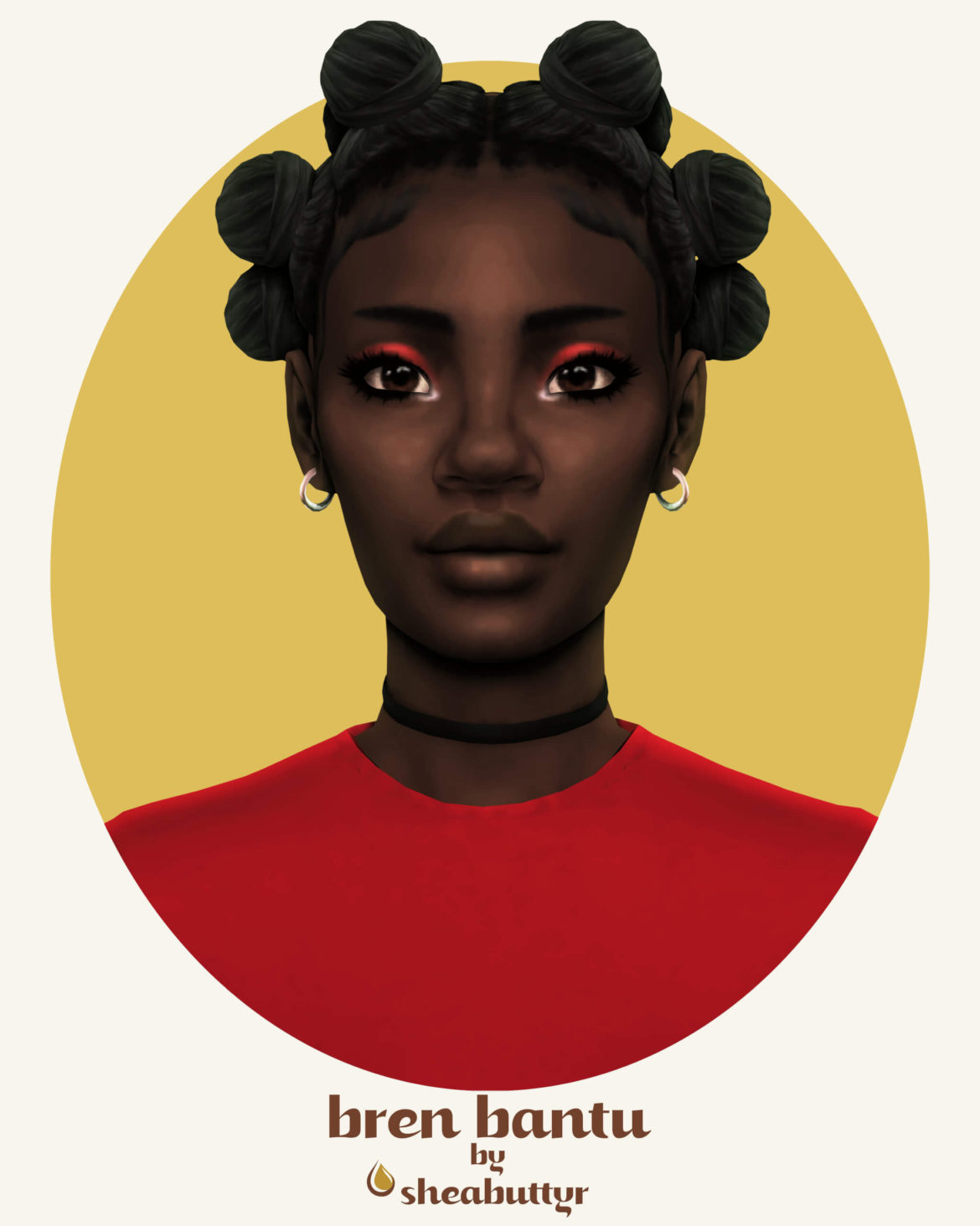 Sims 4 bren bantu bgc not hat compatible maxis 24