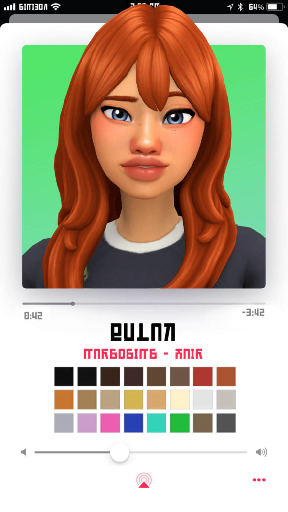 Sims 4 Bulak hair by Marso Sims