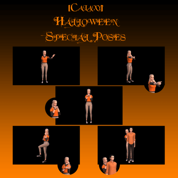 Sims 4 calaxy halloween special poses download early