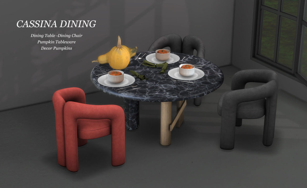 Sims 4 Cassina Dining