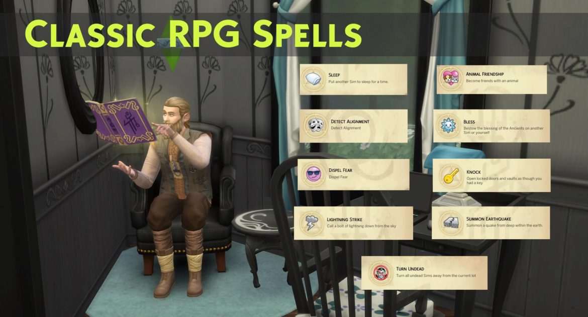 Sims 4 Classic RPG Spells
