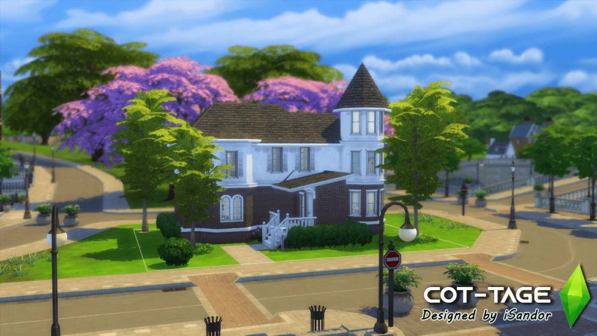 Sims 4 Cot-tage house | NO CC | BASE GAME