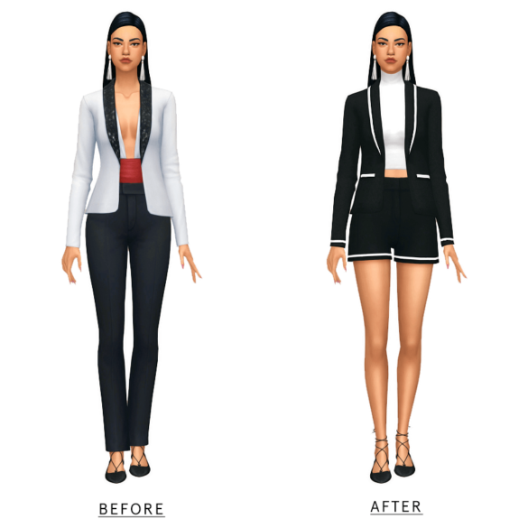 Sims 4 dahlia set tarted up series by citrontart