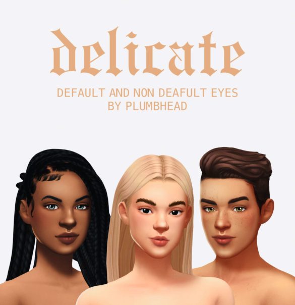 Sims 4 delicate eyes