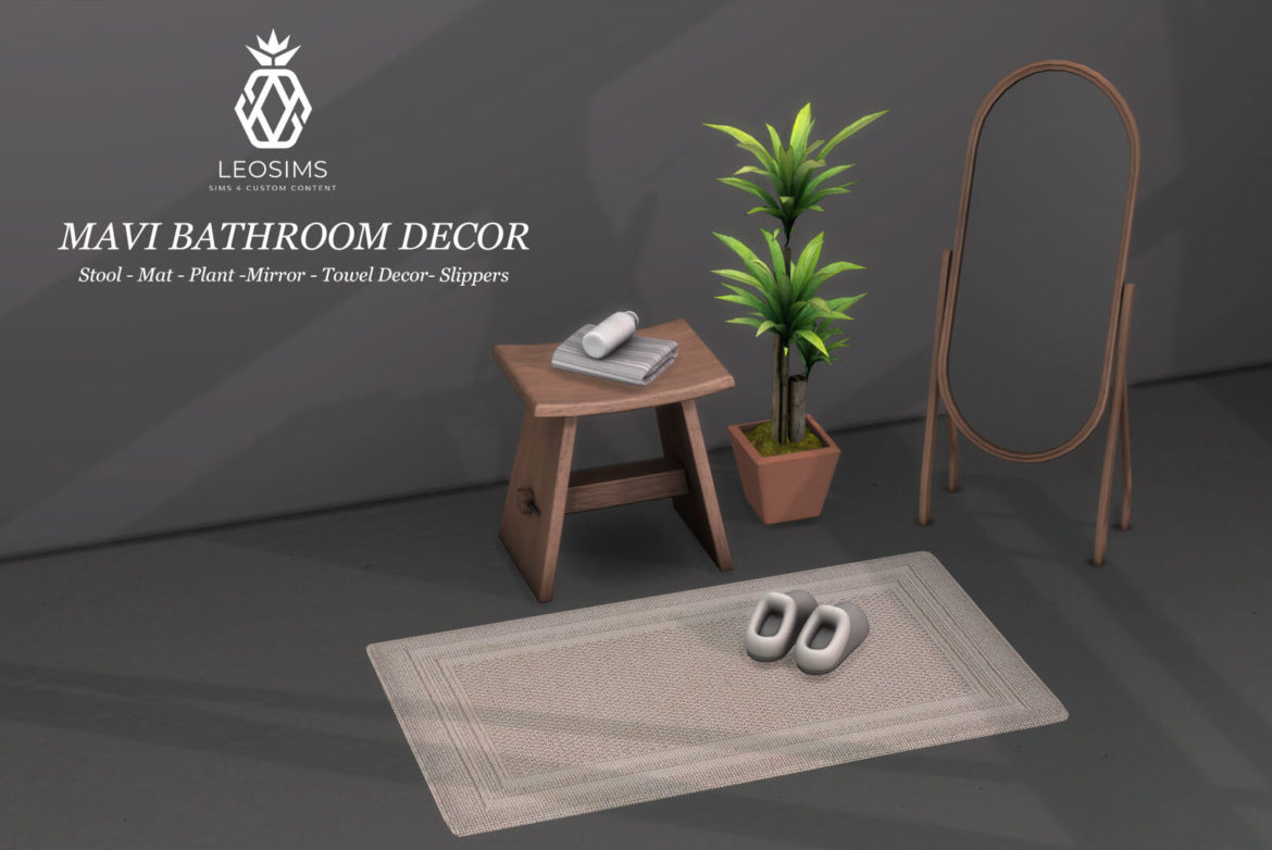 Sims 4 Mavi Bathroom Decor