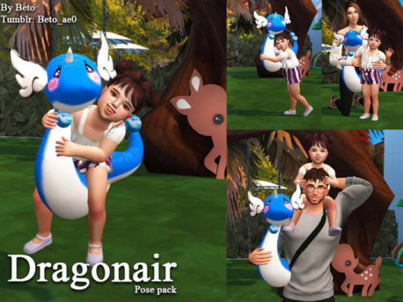 Sims 4 dragonair poses beto