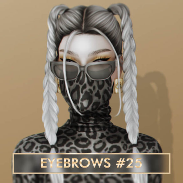 Sims 4 eyebrows 25