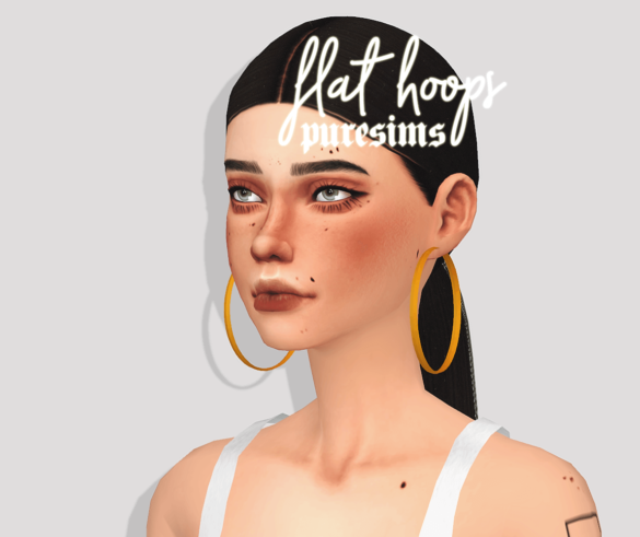Sims 4 flat hoops