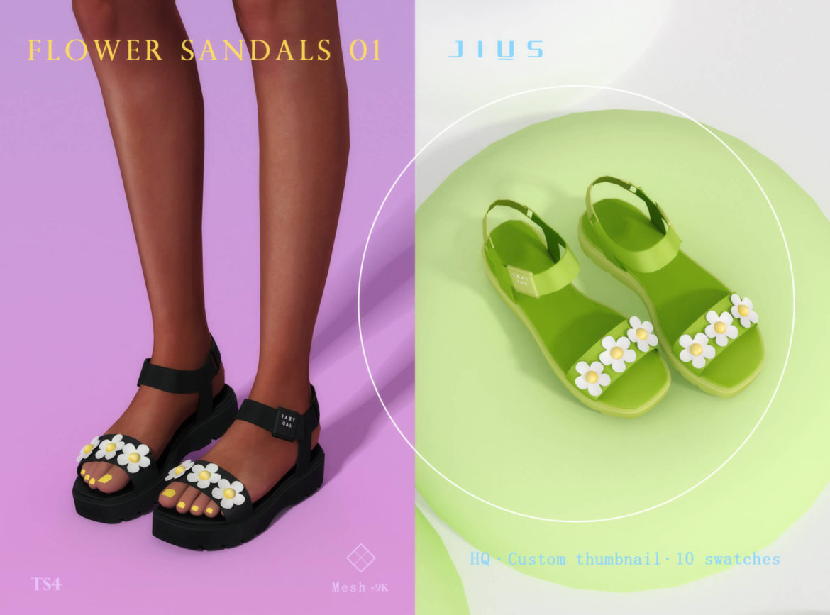 flower butterfly shoes