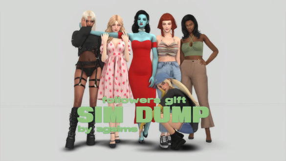 Sims 4 followers gift a maxis mix sim dump 2 its here
