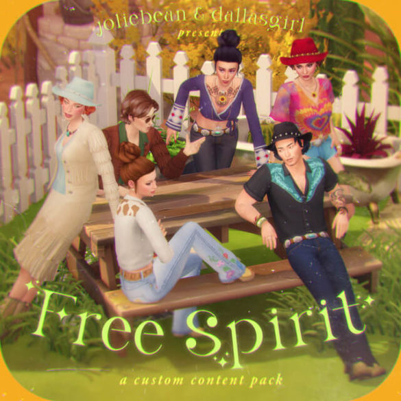 Sims 4 free spirit a cc pack by joliebean dallasgirl