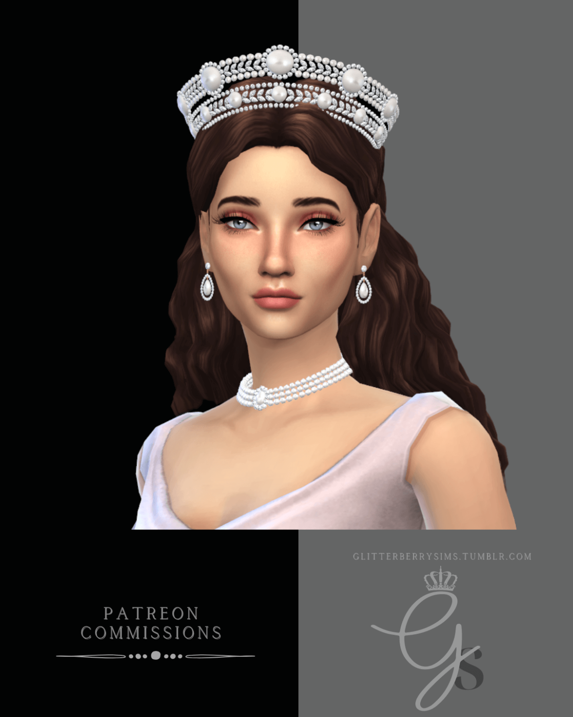 Sims 4 Gorgeous Pearl Tiara - Micat Game