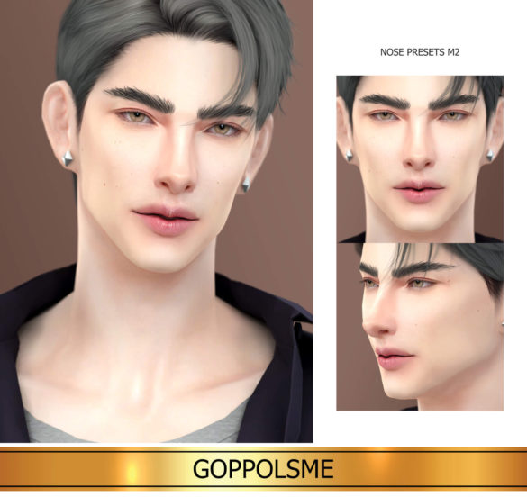 Sims 4 gpme gold nose presets m2 - MiCat Game