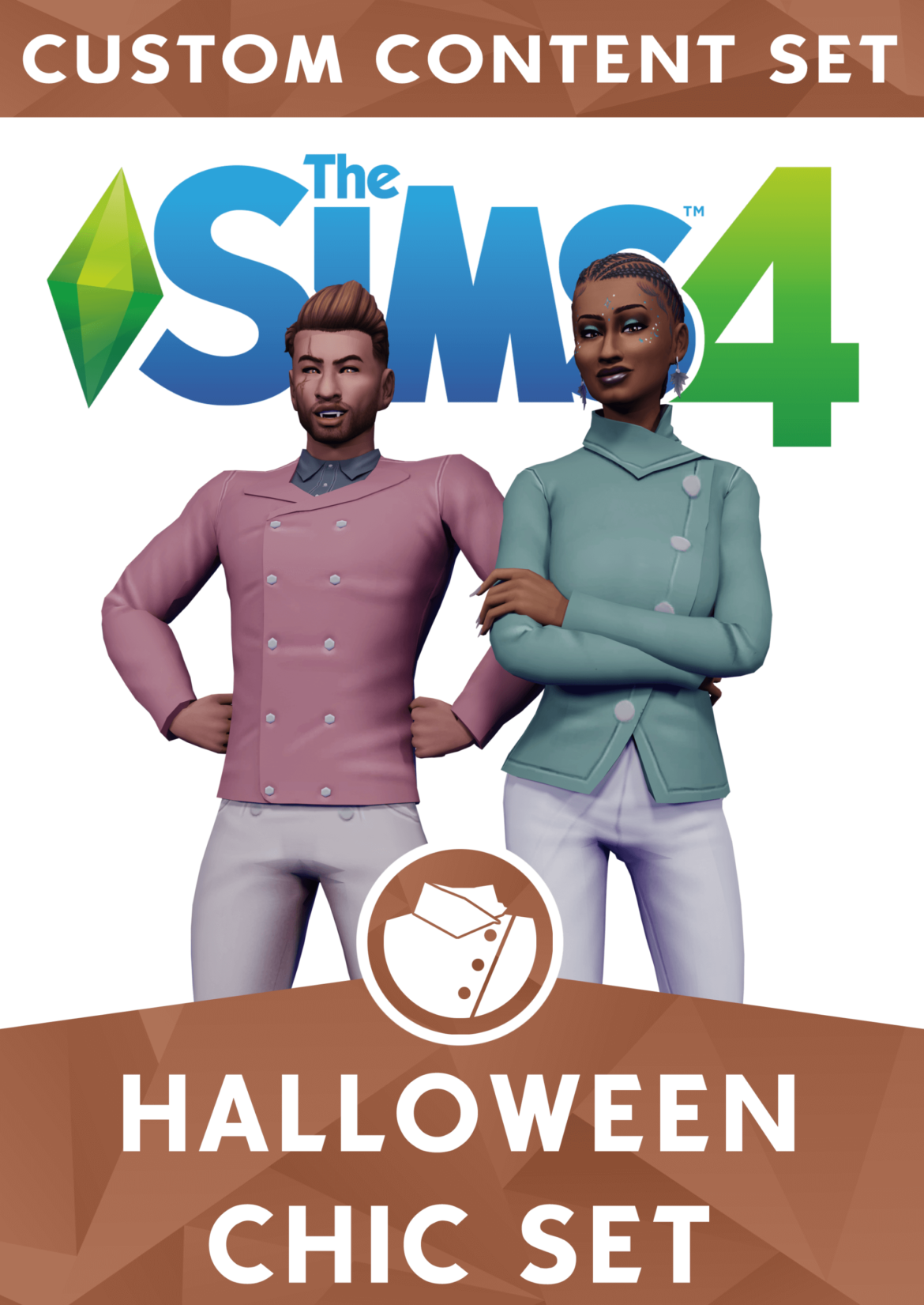 Sims 4 halloween chic set