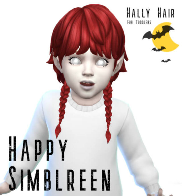 Sims 4 Hally Hair for Toddlers