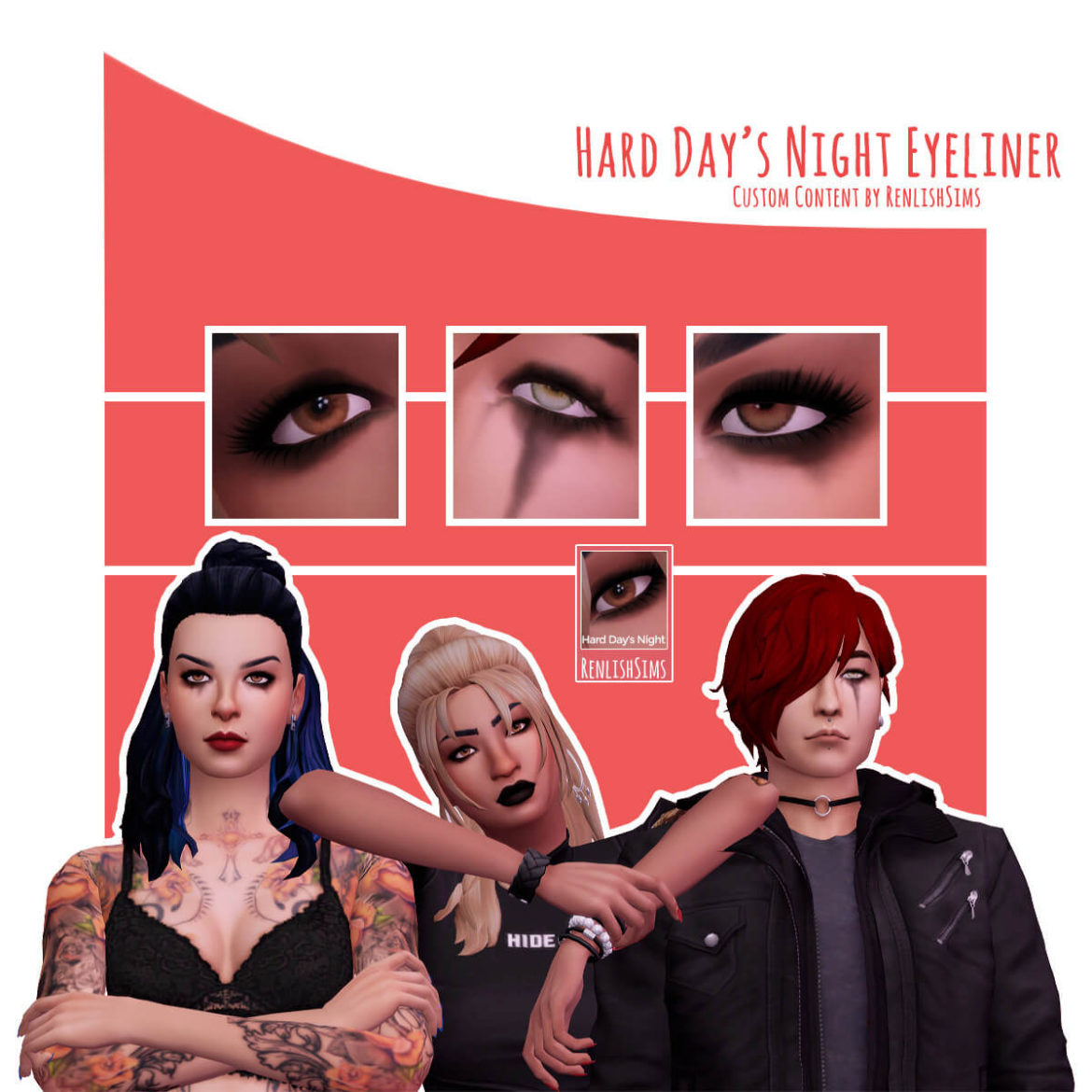 Sims 4 Hard Days Night Eyeliner