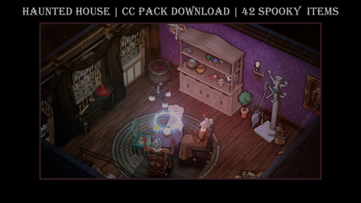 Sims 4 haunted house boop cc pack download there