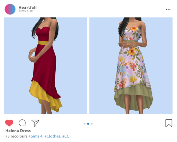 Sims 4 helena dress