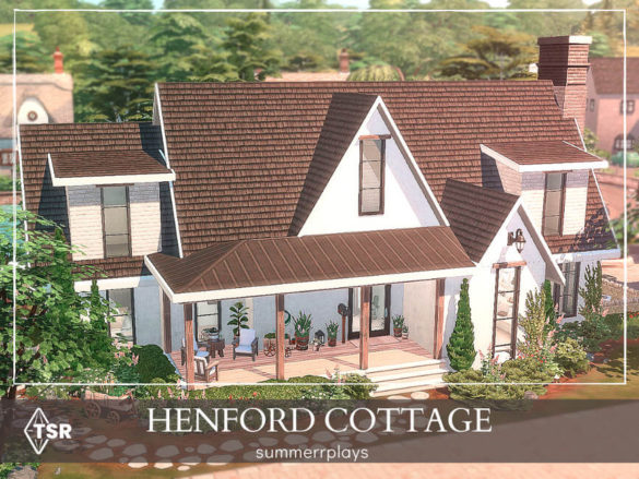 Sims 4 Henford Cottage by Summerr Plays