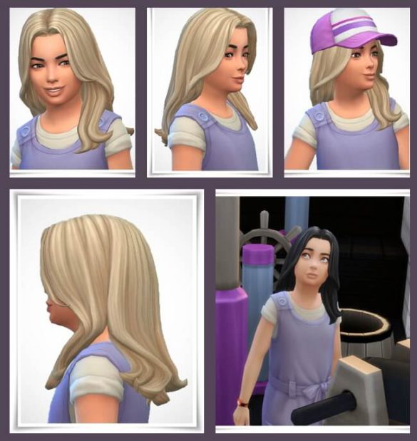 Sims 4 Kim Kids Hair — Birksches Sims Blog