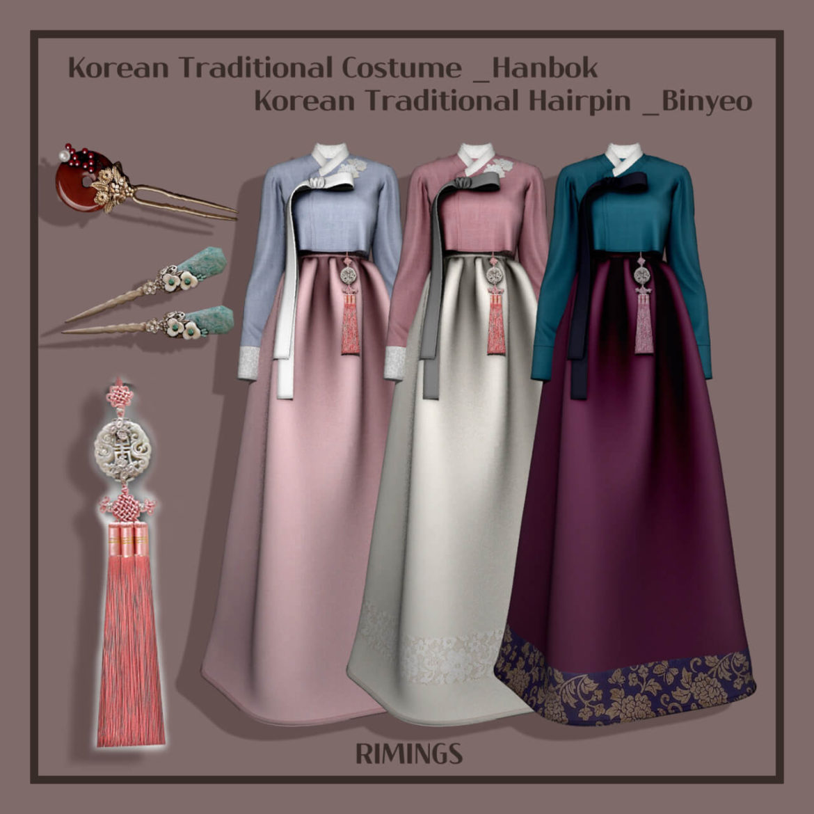 Korean Traditional Costume: Hanbok Binyeo
