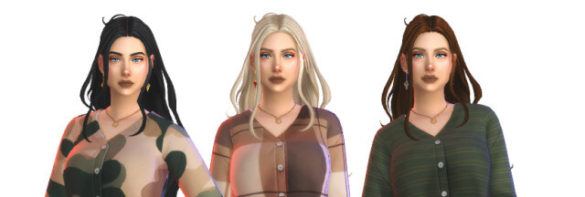 Sims 4 lookbook 3 different looks