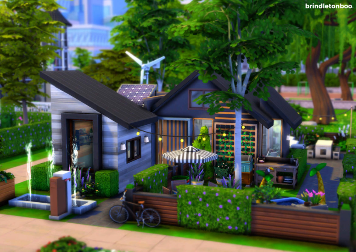 Sims 4 luxurious eco home