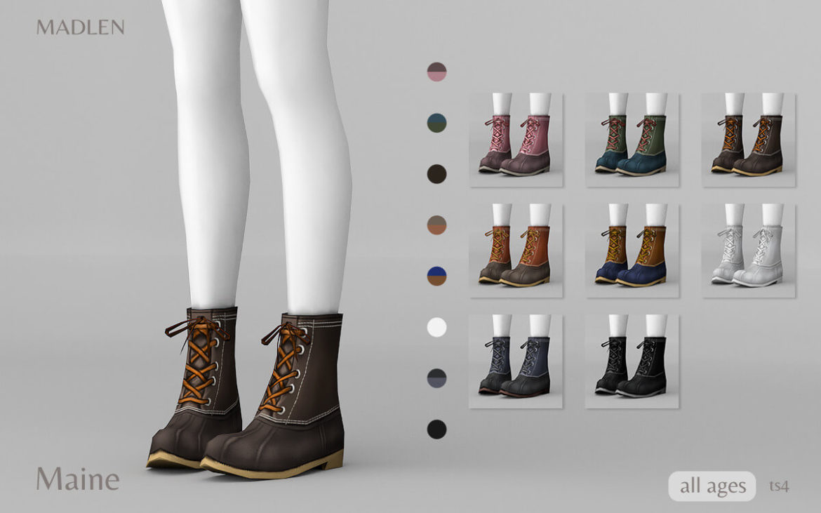 Sims 4 madlen maine boots - MiCat Game